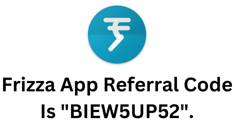 Frizza App Referral Code is (BIEW5UP52) Get ₹20 Signup Bonus.