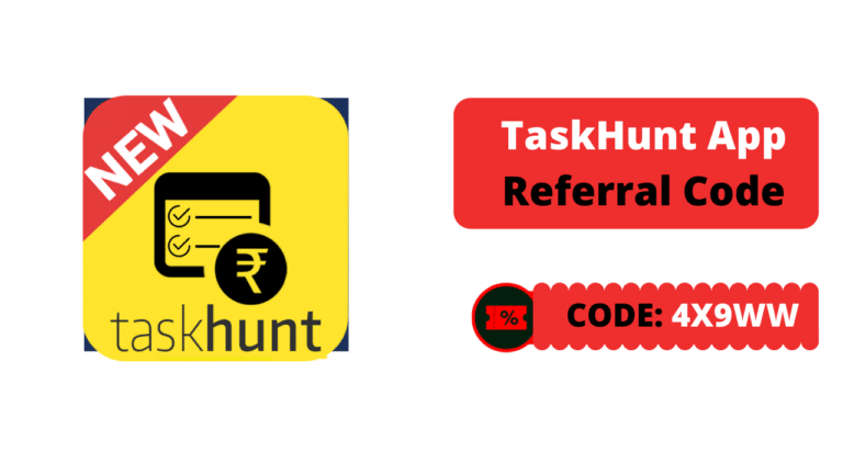 taskhunt app referral code