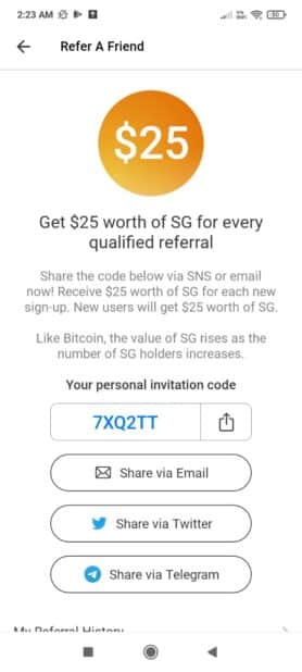 SocialGood App Referral Code is (7XQ2TT) Get $25 Worth Of SG Signup Bonus!