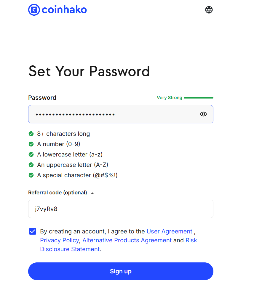 How to Open a Coinhako Account