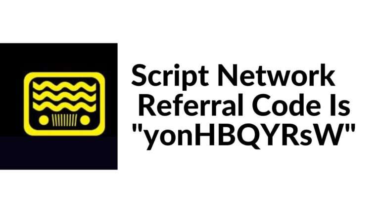 Script Network Referral Code