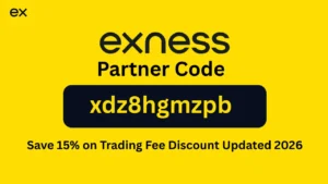 Exness Partner Code xdz8hgmzpb – Save 15 Trading Fee Discount Updated 2026