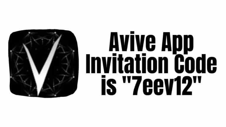 Avive App Invitation Code