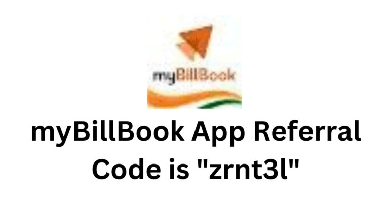 myBillBook App Referral Code