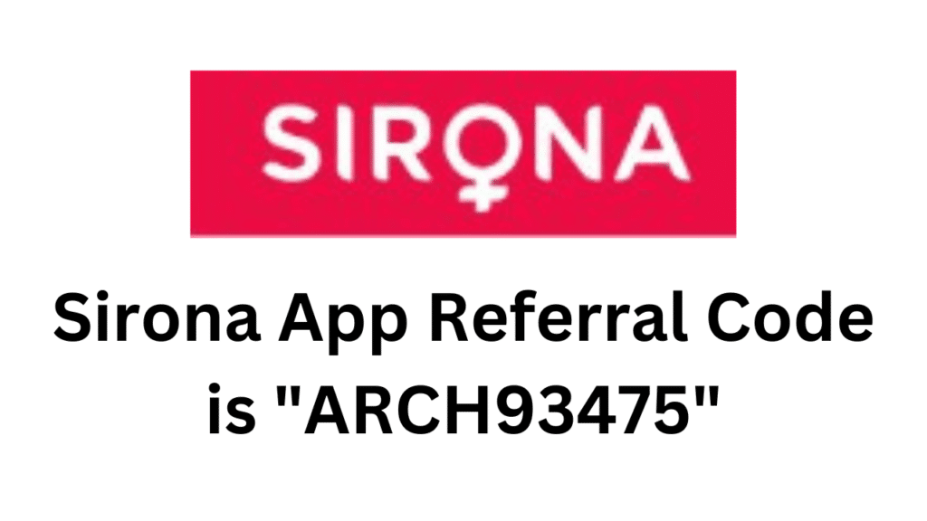 Sirona App Referral Code