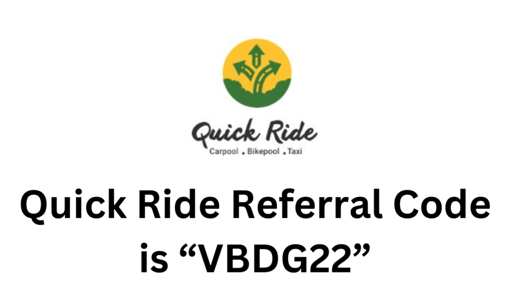 Quick Ride Referral Code
