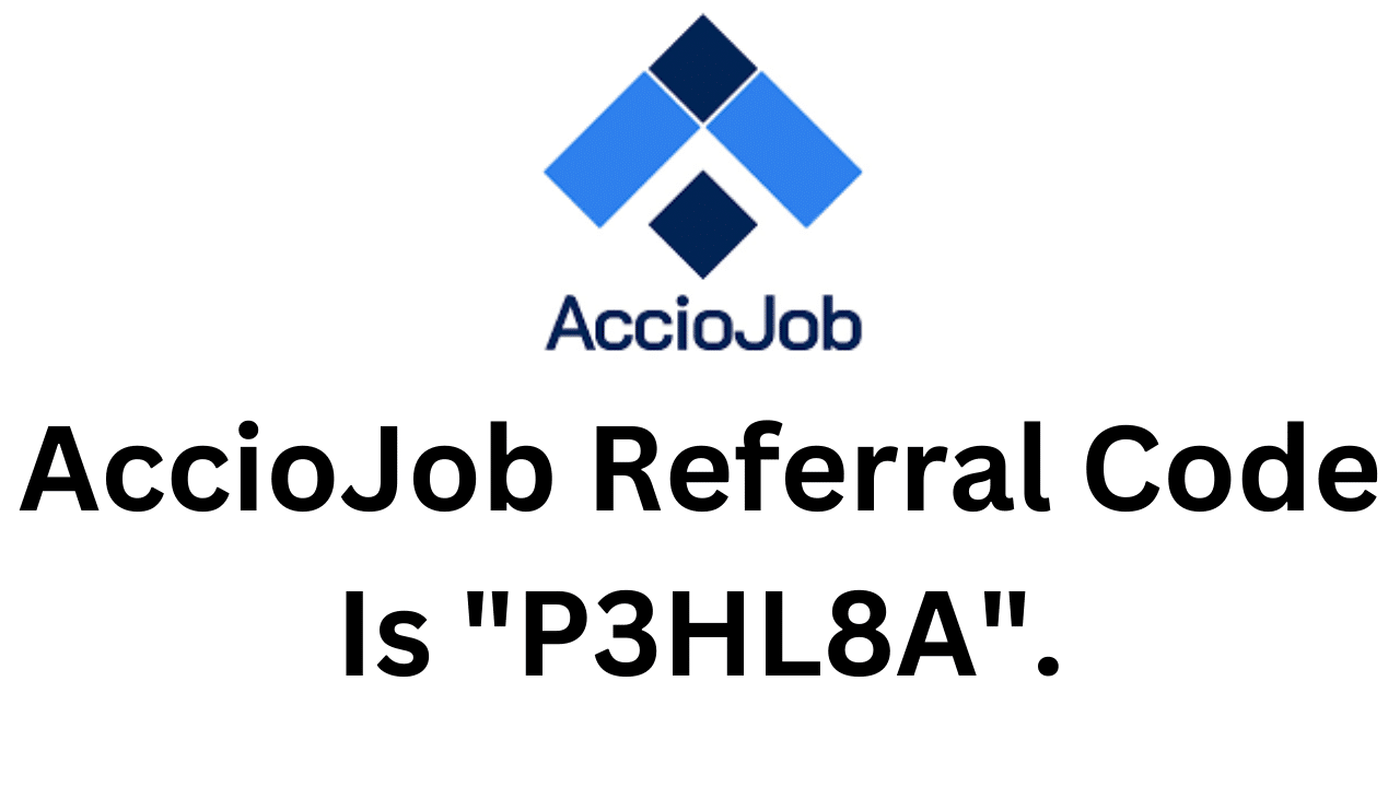 AccioJob Referral Code (P3HL8A) Flat ₹5000 Scholarship On The Course