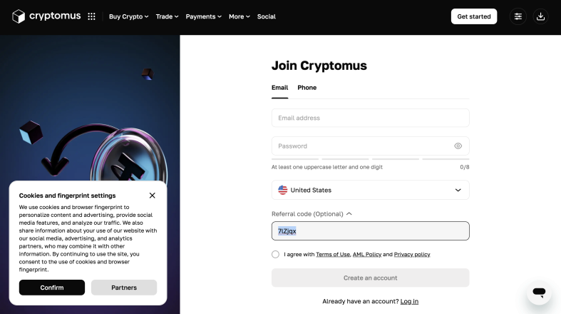 Cryptomus Referral Code (7lZjqx) Get 10% Off On Fees!