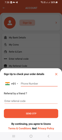 Uoons App Referral Code | Get 5000 Coins!