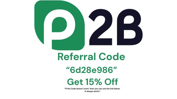P2B Exchange Referral Code "6d28e986": Save 15% on Trading Fees Today!