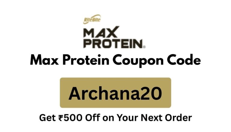 Max Protein Coupon Code