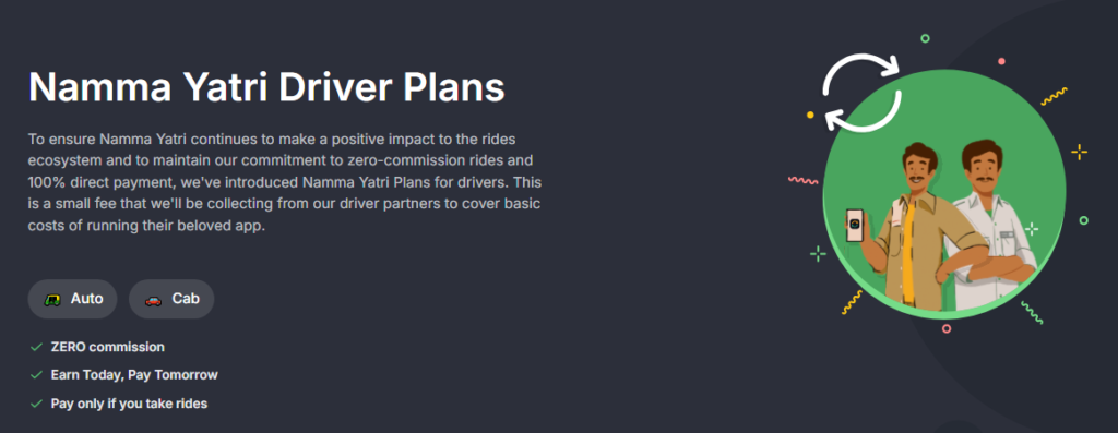 Namma Yatri Driver Plans