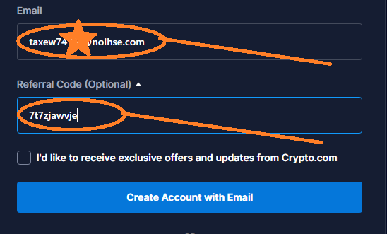 Crypto.com Referral Code