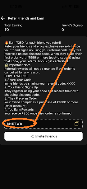 Slikk App Referral Code