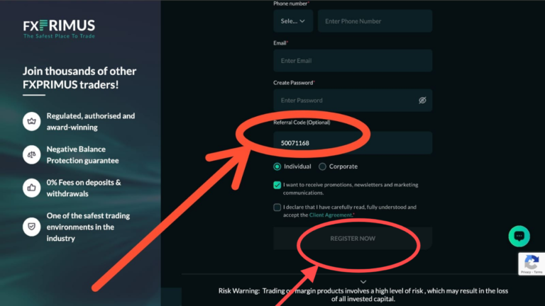 Fxprimus Referral Code