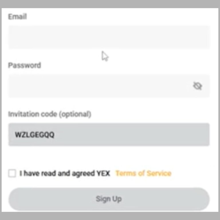 Yex Exchange Invitation Code